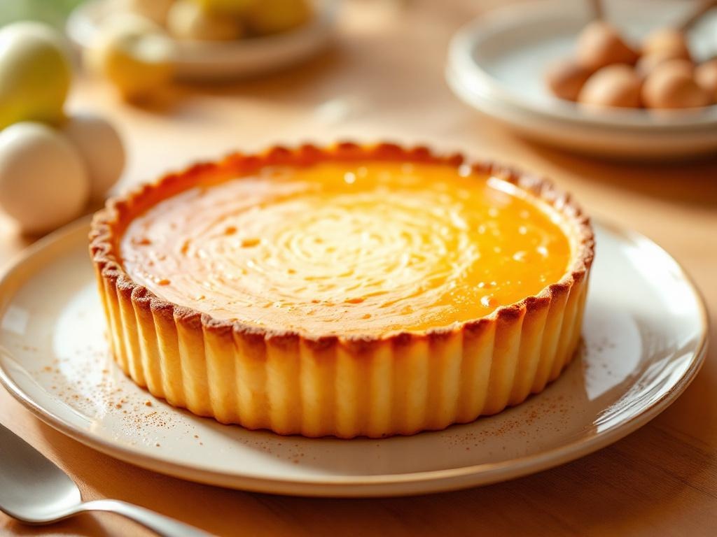 Receta de Tarta de Queso al Horno Sin Gluten Casera
